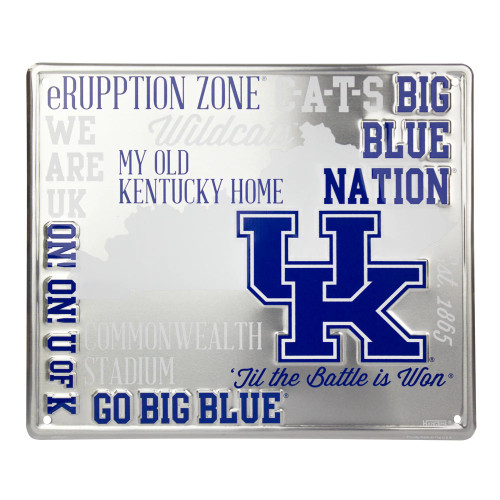 Hangtime University of Kentucky - Kentucky Wildcats 12 x 14 inch Fan Cloud Sign