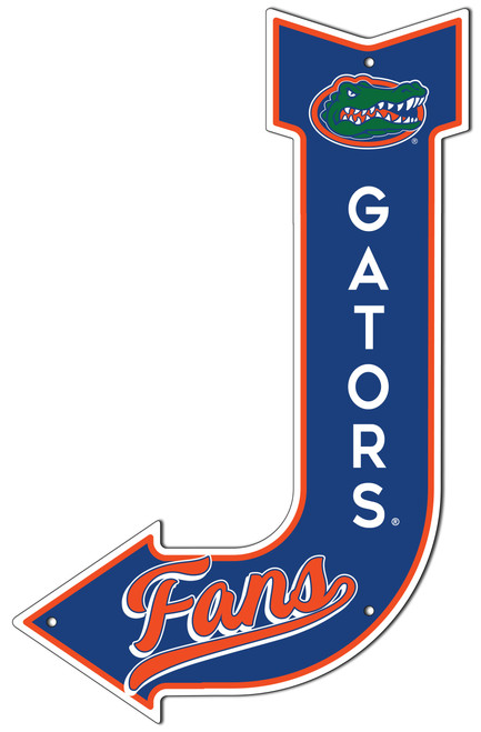HangTime University of Florida - Florida Gators 17.5 x 11.5 J Arrow Sign