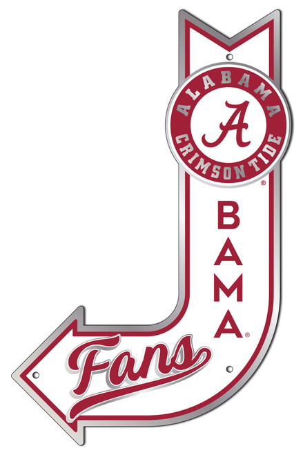 HangTime University of Alabama - Alabama Crimson Tide 17.5 x 11.5 J Arrow Sign