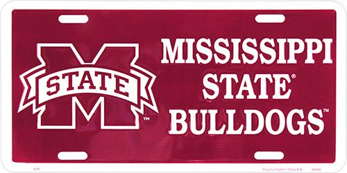 HangTime Mississippi State University - Mississippi Bulldogs License Plate