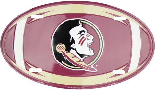 HangTime Florida State University - Florida Seminoles 7x12 Oval Plate