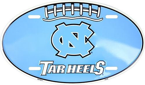 HangTime University of North Carolina - North Carolina TarHeels 7x12 Oval Plate