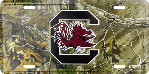 HangTime University of South Carolina - South Carolina Gamecocks 6x12 CAMO License Plate