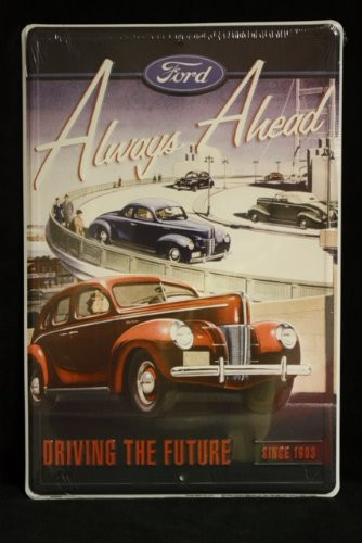 HangTime Ford Always Ahead Driving the Future 18x12 Parking Sign