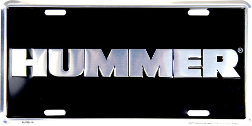 HangTime HUMMER Super Stock 6x12 License Plate