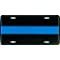 HangTime Blue Line on Black 6x12 License Plate