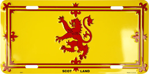 HangTime Scotland Rampant Lion Flag 6x12 License Plate
