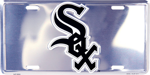 HangTime MLB Chicago White Sox 6x12 Super Stock License Plate