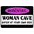 HangTime Warning Woman Cave 8x12 Parking Sign