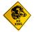 HangTime K9Crossing 12x12 inch Crossing Sign