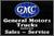 HangTime GMC General Motors Trucks Sales & Service 12x18 Parking Sign