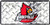 HangTime Louisville Cardinals Diamond Background 6x12 License Plate