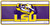 HangTime University of Louisiana - LSU Tigers - Tiger  6x12 License Plate
