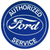 HangTime Authorized Ford Service Nostalgic 24 inch Garage Sign