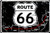 Hangtime Route 66 Map 8x12 inch sign