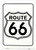 Route 66 single pole light switch plate