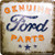 HangTime Genunie Ford Parts metal nostalgia sign 12 x 12