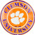 HangTime Clemson Tiger 12 inch metal nostalgia sign