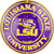 LSU Tigers 12 Inch Embossed Metal Nostalgia Circular Sign