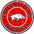 Arkansas Razorbacks 12 Inch Embossed Metal Nostalgia Circular Sign
