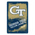 HangTime Georgia Tech University - Georgia Tech Yellow Jackets 12 x 16 Grunge Parking Sign