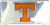 HangTime University of Tennessee - Tennessee Volunteers 6 x 12 inch Super Stock License Plate