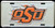 Hangime Oklahoma State University - OSU Cowboys 6 x 12 inch Super Stock License Plate