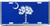 HangTime South Carolina - Palmetto Moon License Plate - Silver on Blue