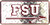 HangTime Florida State University - FSU Seminoles 6x12 Diamond Background License Plate