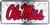 HangTime University of Mississippi - Ole Miss Rebels 6x12 Diamond Background License Plate