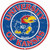 HangTime University of Kansas - Kansas Jayhawks 12 inch Circular Sign