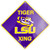 HangTime Louisiana State University - LSU Tigers 12x12 Crossing Sign