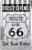 HangTime Route 66 12x18 inch Corrugated Sign