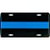 HangTime Blue Line on Black 6x12 License Plate