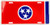 HangTime Tennessee State Flag 6x12 License Plate