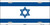HangTime Israel Flag 6x12 License Plate