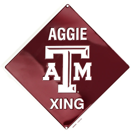 Hangtime Texas A&M - Texas Aggies 12x12 Crossing Sign