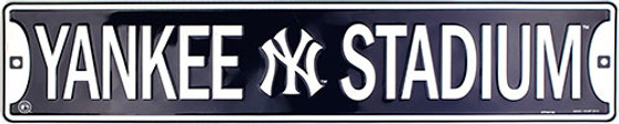 Hangtime MLB New York Yankees- YANKEE STADIUM 5x24 Street Sign