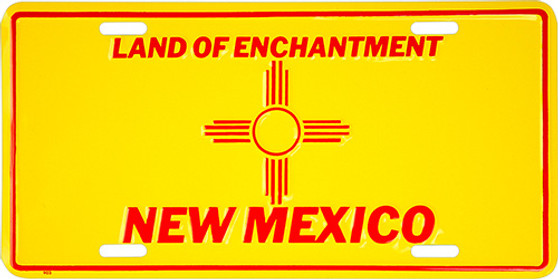 Hangtime New Mexico State Flag 6x12 License Plate