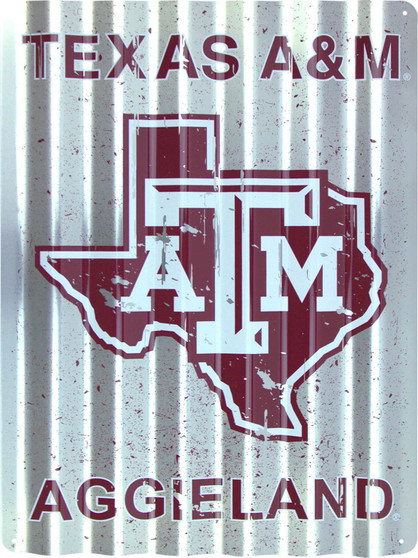 Hangtime Texas A&M University - Aggies 12x16 Corrugated Sign