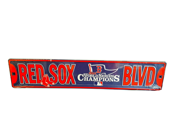 Hangtime MLB Boston Red Sox 2013 World Series Champs-Street Sign