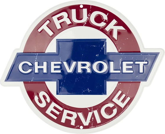 HangTime Chevrolet Truck Sales & Service die cut sign