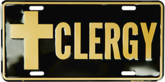 Hangtime Clergy Religious license plate