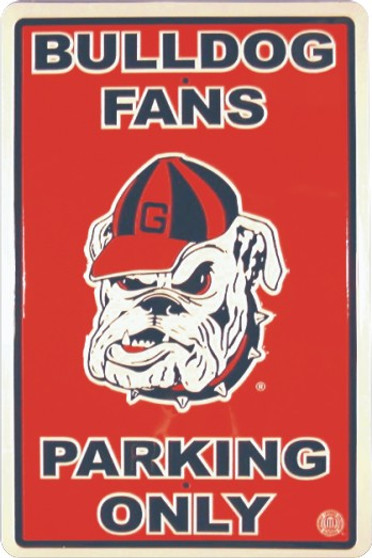 Hangtime University of Georgia - Georgia Bulldogs 12x18 Parking Sign