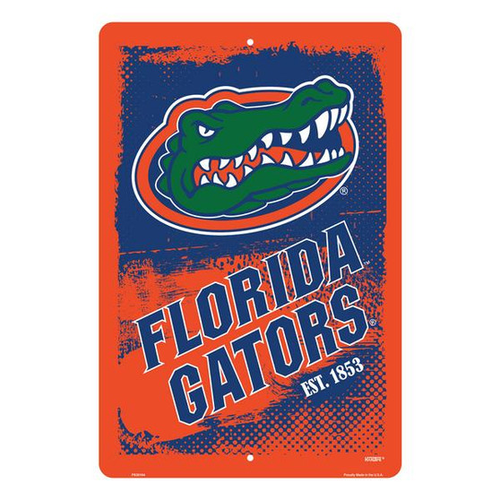 Hangtime University of Florida - Florida Gators 12 x 18 inch Grunge Parking Sign