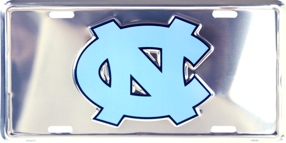 Hangtime University of North Carolina - UNC Tarheels 6 x 12 inch Super Stock License Plate