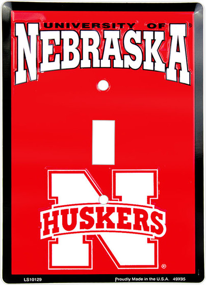 Hangtime University of Nebraska - Nebraska Cornhuskers - Single Light Switch Cover