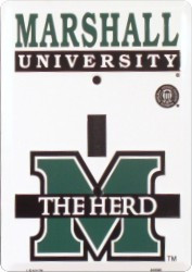 Hangtime Marshall University - Marshall Thundering Herd - Single Light Switch Cover