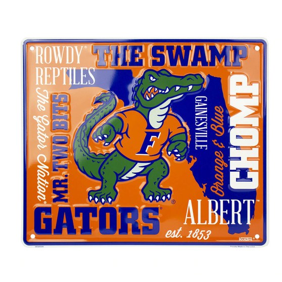 Hangtime University of Florida - Florida Gators 12 x 14 inch Fan Cloud Sign