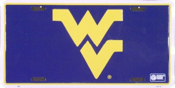 Hangtime University of West Virginia - WV 6x12 License Plate